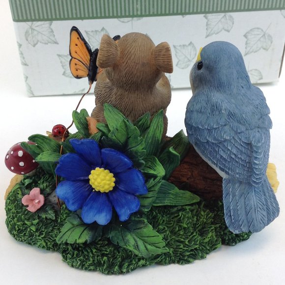 Fitz and Floyd Charming Tails Figurine "Sharing Good Time with Friends" - Picture 3 of 16